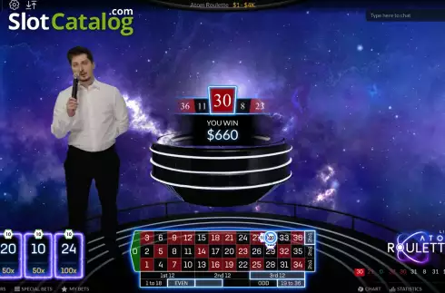 Скрин3. Atom Roulette слот
