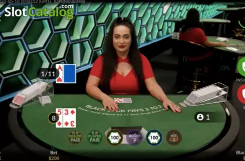 Скрин2. Live Blackjack Max слот
