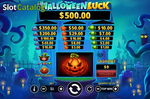 Скрин3. Halloween Luck слот