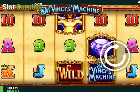 Скрин2. Da Vinci's Machine слот