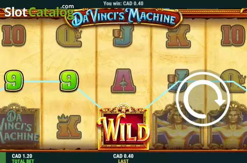 Скрин4. Da Vinci's Machine слот