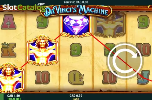 Скрин3. Da Vinci's Machine слот