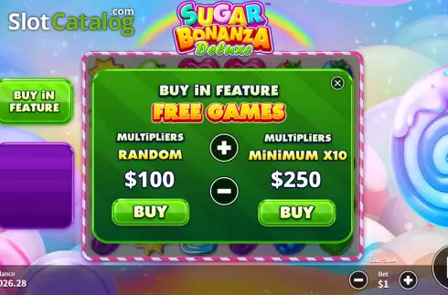 Скрин7. Sugar Bonanza Deluxe слот