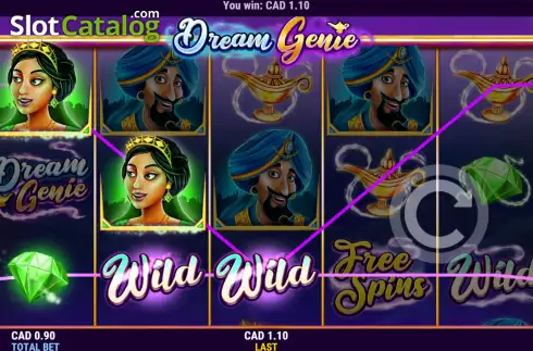 Скрин3. Dream Genie (Skywind Group) слот