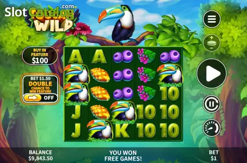 Скрин7. Toucan Wild слот