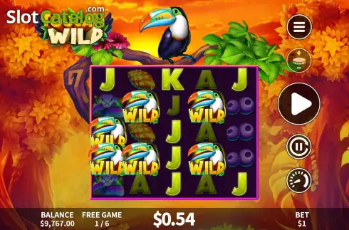Скрин9. Toucan Wild слот