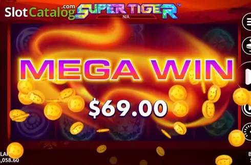 Скрин9. Super Tiger слот