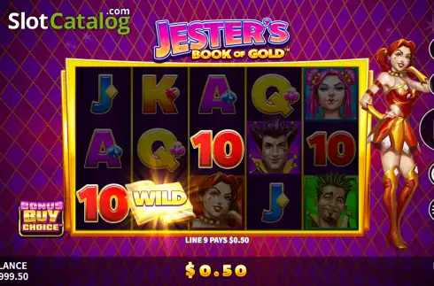 Скрин3. Jester's Book of Gold слот