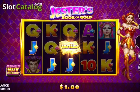 Скрин4. Jester's Book of Gold слот