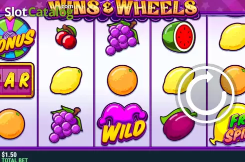 Скрин2. Wins & Wheels слот