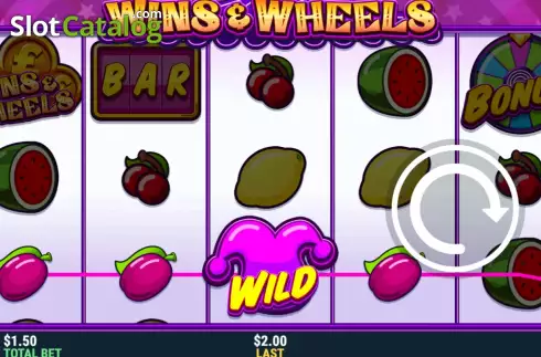 Скрин3. Wins & Wheels слот