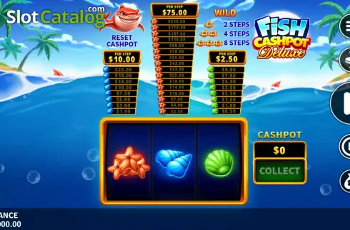 Скрин2. Fish Cashpot Deluxe слот