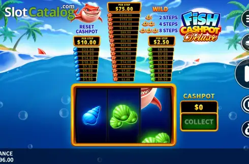 Скрин3. Fish Cashpot Deluxe слот