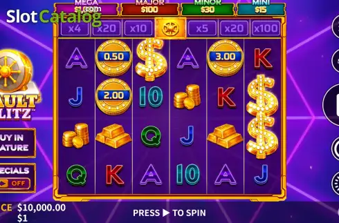 Скрин2. Vault Blitz слот