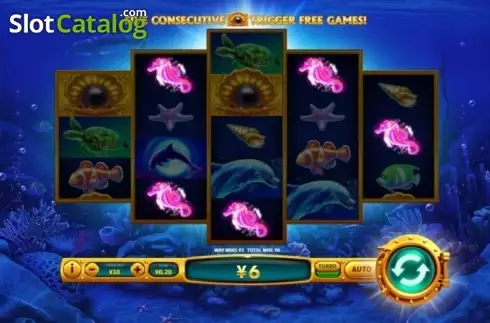 Скрин3. Dolphin Delight слот