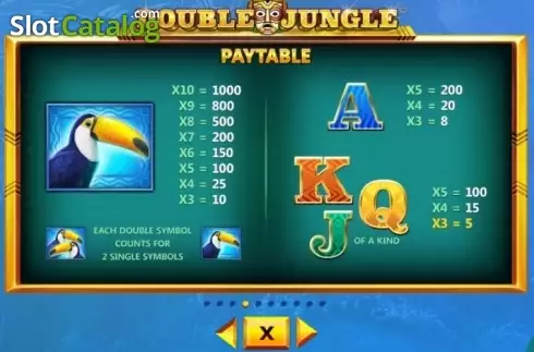 Скрин8. Double Jungle слот
