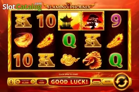 Скрин2. Flaming Phoenix (Skywind Group) слот