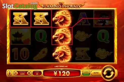 Скрин3. Flaming Phoenix (Skywind Group) слот