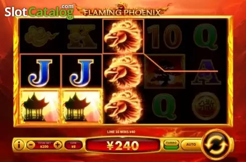 Скрин4. Flaming Phoenix (Skywind Group) слот