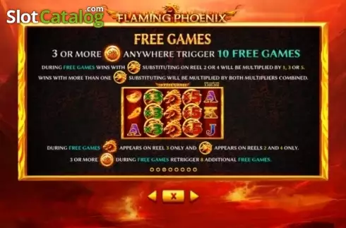 Скрин7. Flaming Phoenix (Skywind Group) слот