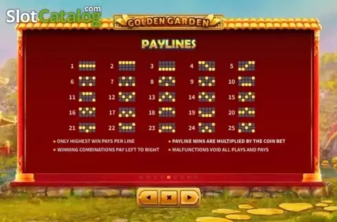 Скрин9. Golden Garden слот