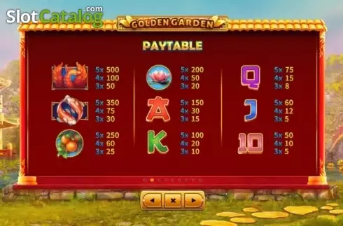 Скрин6. Golden Garden слот