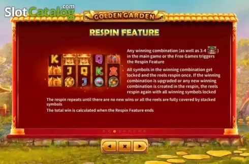 Скрин7. Golden Garden слот