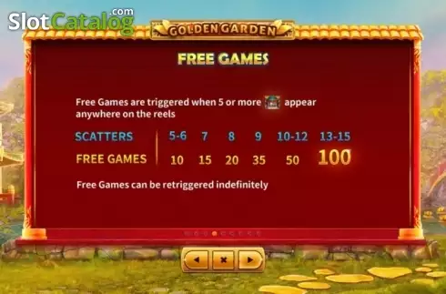 Скрин8. Golden Garden слот
