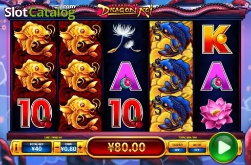 Скрин3. Legend of Dragon Koi слот
