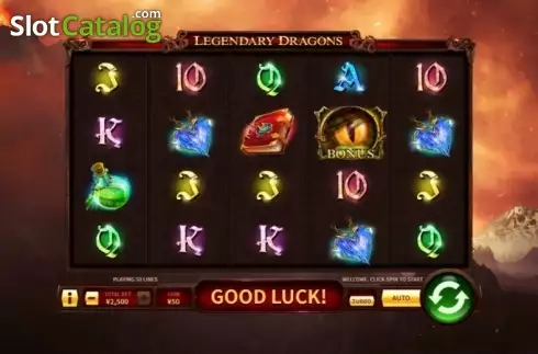 Скрин2. Legendary Dragons слот