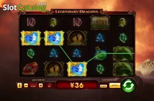 Скрин3. Legendary Dragons слот