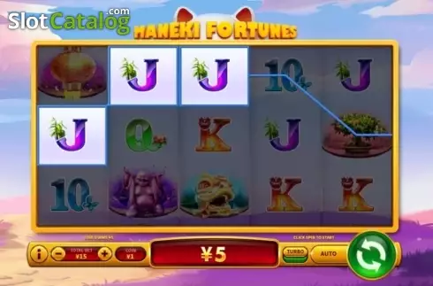 Скрин3. Maneki Fortunes слот