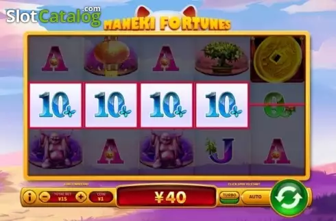 Скрин4. Maneki Fortunes слот
