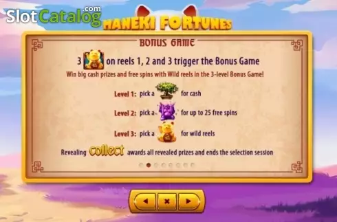 Скрин6. Maneki Fortunes слот