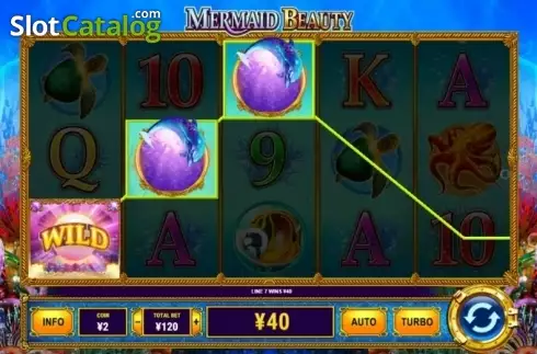 Скрин3. Mermaid Beauty (Skywind Group) слот