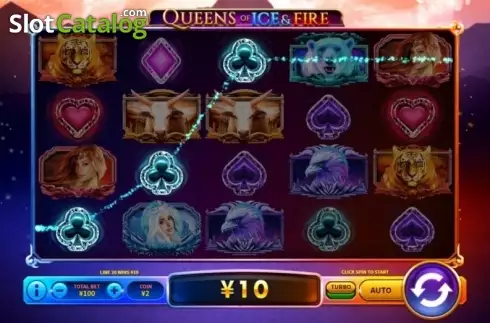 Скрин4. Queens of Ice and Fire слот