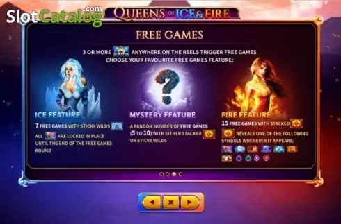 Скрин7. Queens of Ice and Fire слот