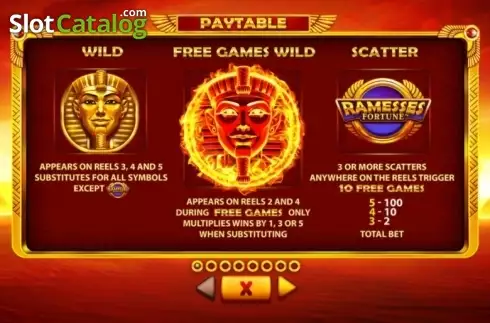 Скрин5. Ramesses Fortune слот
