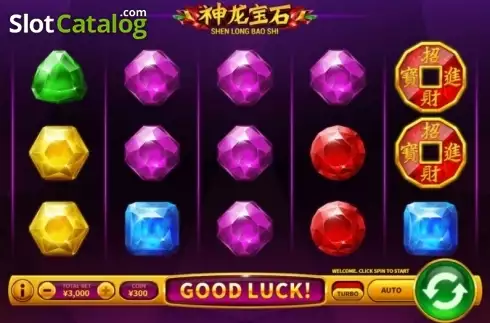 Скрин2. Dragon Gems (Shen Long Bao Shi) слот
