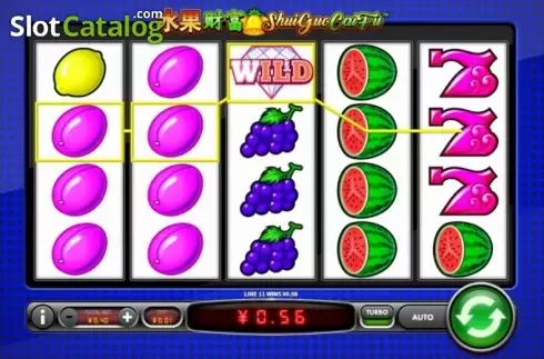 Скрин4. Juicy Stacks (Shui Guo Cai Fu) слот