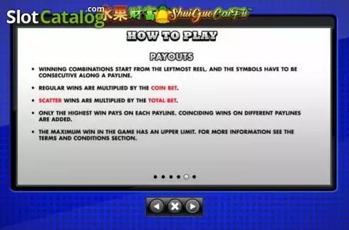 Скрин9. Juicy Stacks (Shui Guo Cai Fu) слот