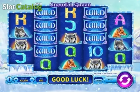 Скрин2. Snowfall Queen слот