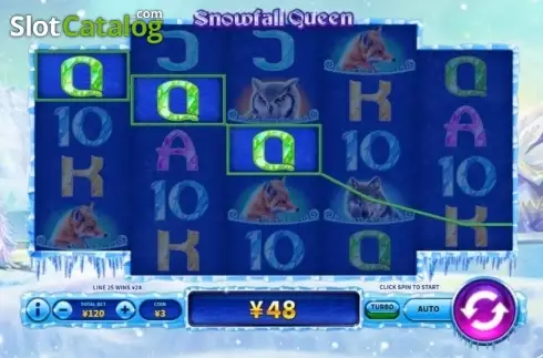 Скрин3. Snowfall Queen слот