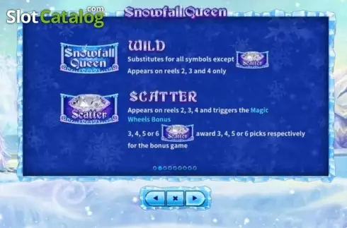 Скрин9. Snowfall Queen слот