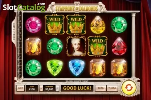 Скрин2. Symphony of Diamonds слот