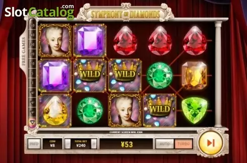 Скрин4. Symphony of Diamonds слот