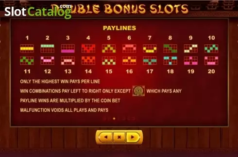 Скрин7. Double Bonus Slots (Skywind Group) слот