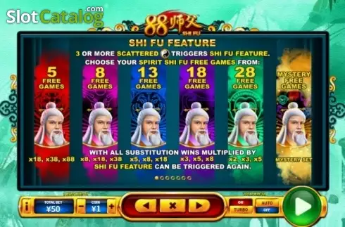 Скрин5. 88 Shi Fu слот