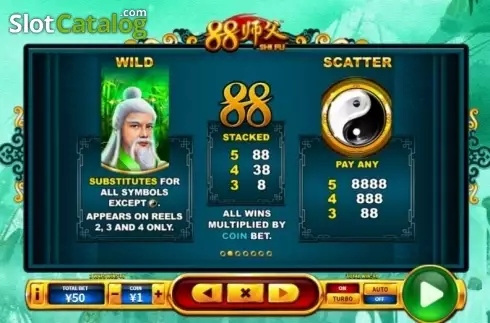 Скрин6. 88 Shi Fu слот