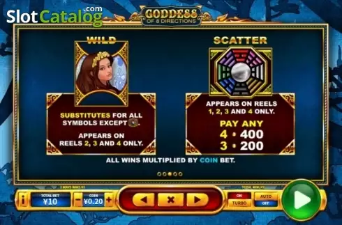 Скрин7. Goddess of 8 Directions слот